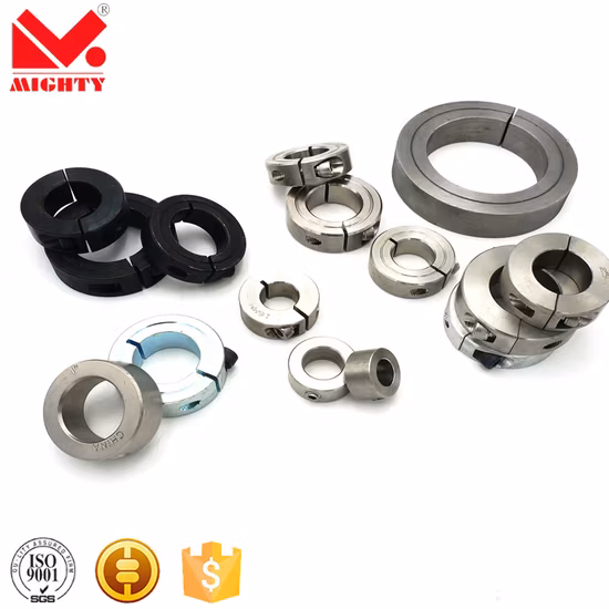 カスタム高精度 CNC 旋削アルミニウムねじ穴シャフト カラー